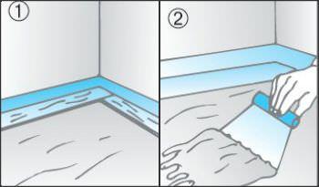 Preparare l'adesivo per le piastrelle